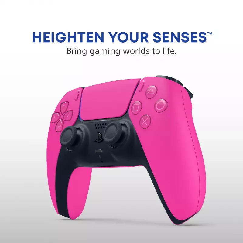 Mando Sony DualSense v3 para PlayStation 5 — rosa, Bluetooth y USB Type-C, batería integrada