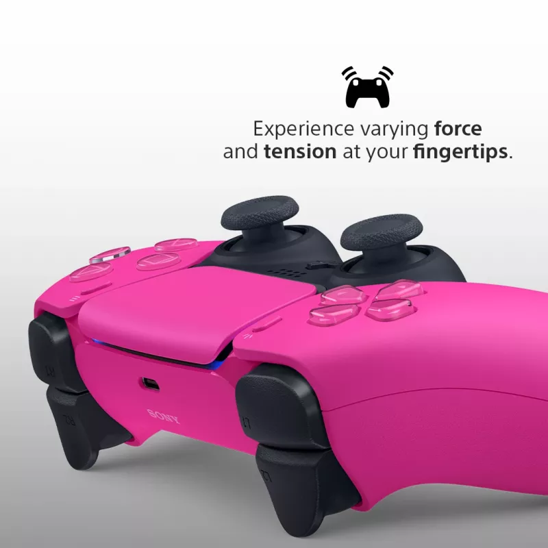Mando Sony DualSense v3 para PlayStation 5 — rosa, Bluetooth y USB Type-C, batería integrada