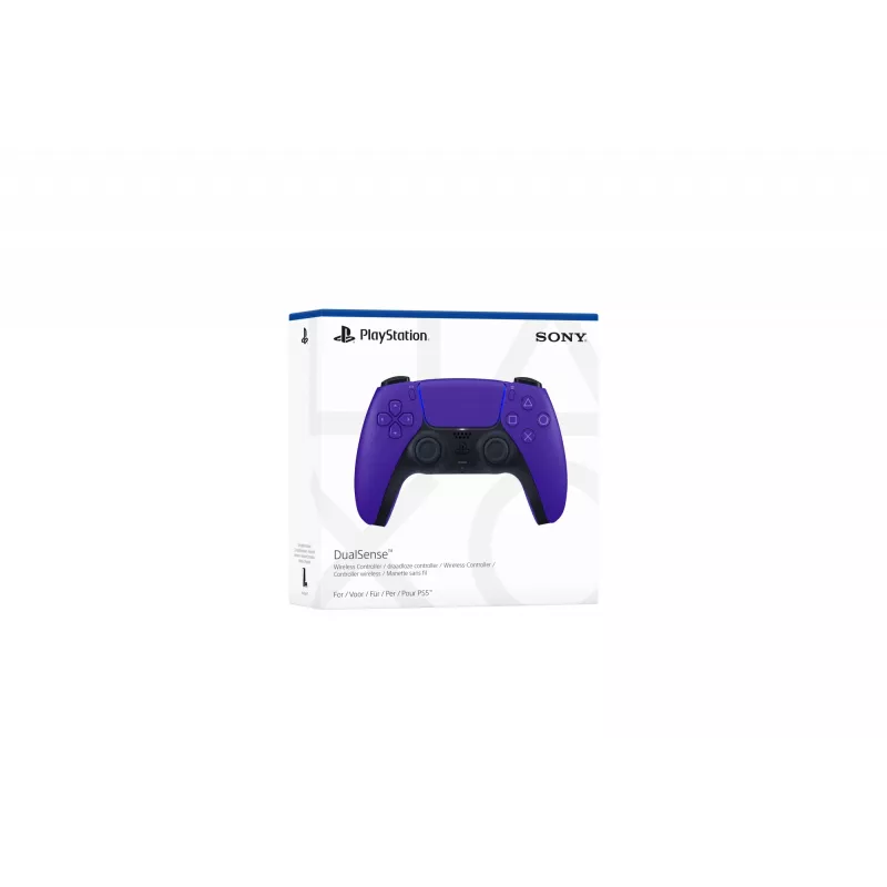 Mando inalámbrico Sony DualSense Galactic Purpl V2, mando para PlayStation 5, botón Atrás, botón Menú, botón Inicio, analógico/digital, varios, con cable e inalámbrico