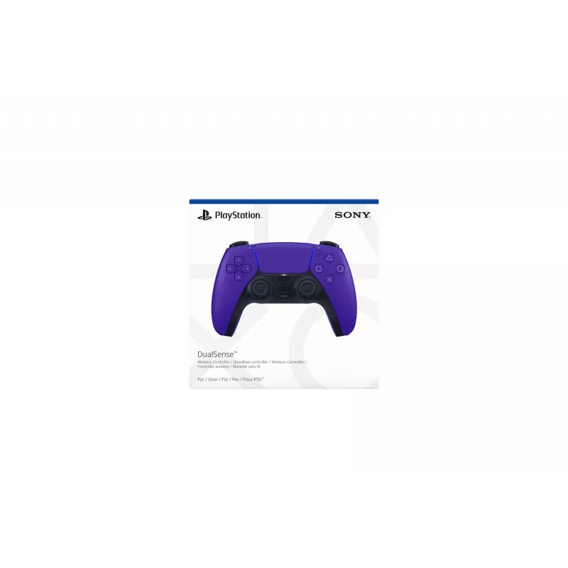 Mando inalámbrico Sony DualSense Galactic Purpl V2, mando para PlayStation 5, botón Atrás, botón Menú, botón Inicio, analógico/digital, varios, con cable e inalámbrico
