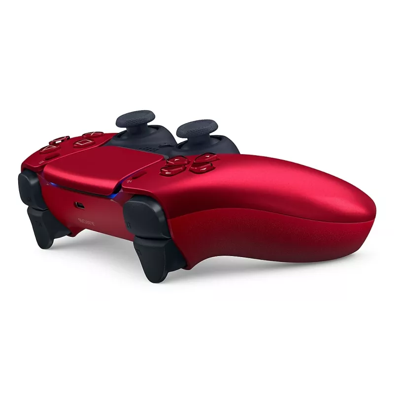 Mando Sony DualSense rojo – mando inalámbrico/con cable para PlayStation 5, Bluetooth 5.1, USB-C, batería de 1560 mAh, altavoz integrado, touchpad