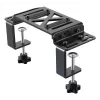 Abrazadera de mesa Moza Racing, PC, abrazadera, negra, acero, Moza, R5, R9, R12