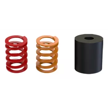 Set de accesorios para pedales MOZA SR-P – set de 3 piezas, compatible con pedales MOZA, colores: negro/naranja/rojo