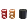 Set de accesorios para pedales MOZA SR-P – set de 3 piezas, compatible con pedales MOZA, colores: negro/naranja/rojo