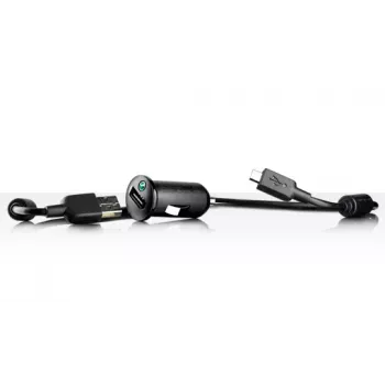 Cargador de coche para móvil Sony AN401 negro mechero
