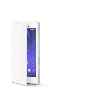 Funda tipo folio Sony 1280-1575 funda para móvil blanca