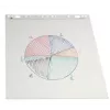 Bloc de flipchart Esselte 59x80cm 70g/m² 50 hojas, blanco, 59x83, 50 hojas, 70 g/m²