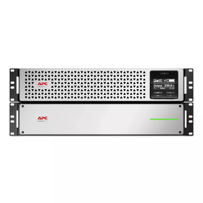 APC Smart-UPS On-Line, 1500VA, ion-litio, montaje en rack 4U, 230V, 8 salidas C13 IEC, tarjeta de red, autonomía extendida, kit de raíles incluido