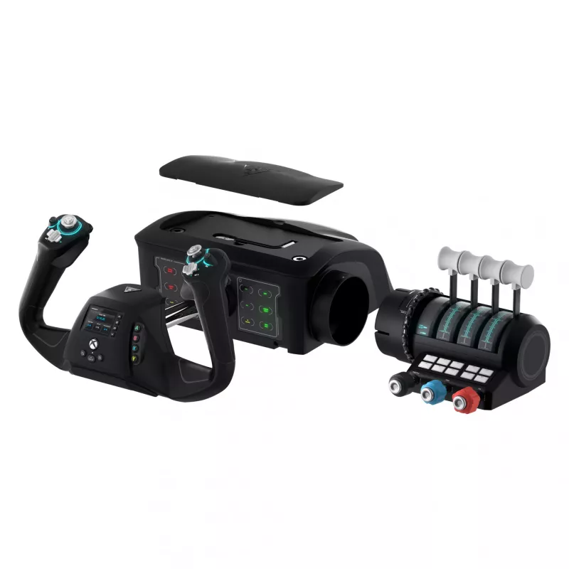 Simulador de vuelo Turtle Beach VelocityOne Flight negro USB analógico digital PC Xbox