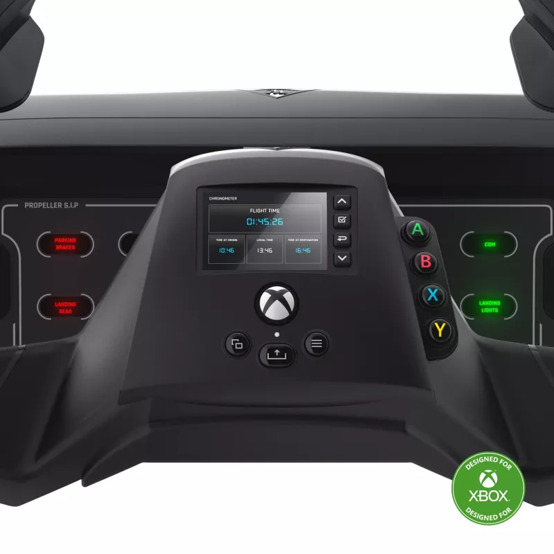 Simulador de vuelo Turtle Beach VelocityOne Flight negro USB analógico digital PC Xbox