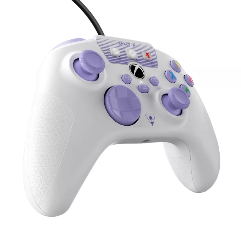 Turtle Beach REACT-R morado, blanco USB mando PC, Xbox One, Xbox One S, Xbox One X, Xbox Series S, Xbox Series X