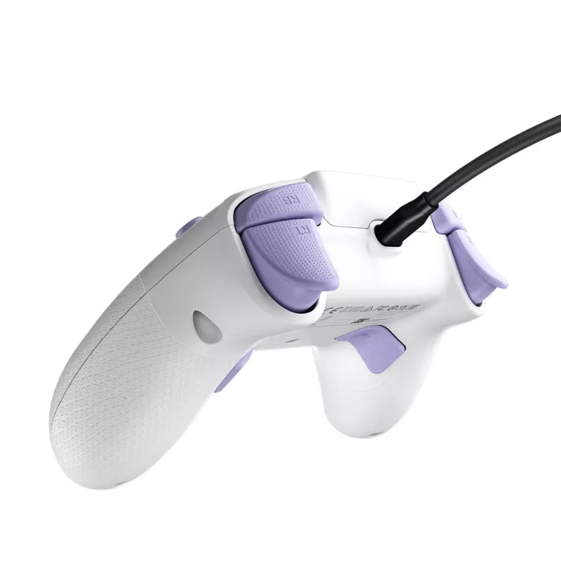 Turtle Beach REACT-R morado, blanco USB mando PC, Xbox One, Xbox One S, Xbox One X, Xbox Series S, Xbox Series X