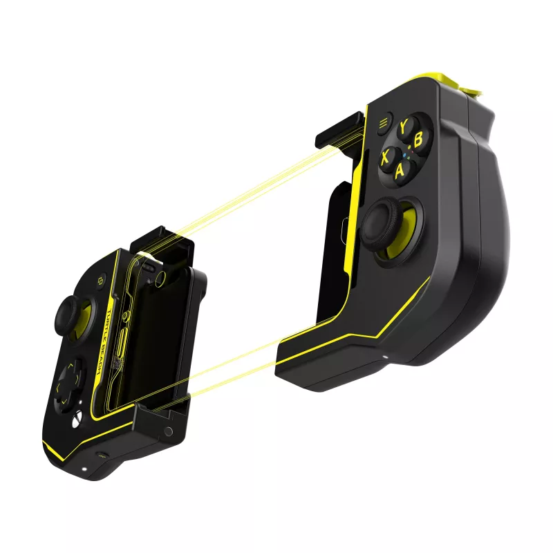 Mando Turtle Beach Atom negro amarillo Bluetooth Android inalámbrico