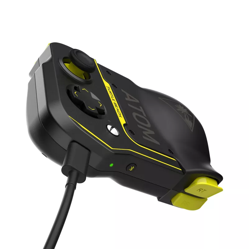 Mando Turtle Beach Atom negro amarillo Bluetooth Android inalámbrico