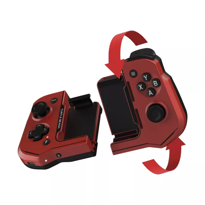 Mando Turtle Beach Atom negro rojo Bluetooth Android inalámbrico