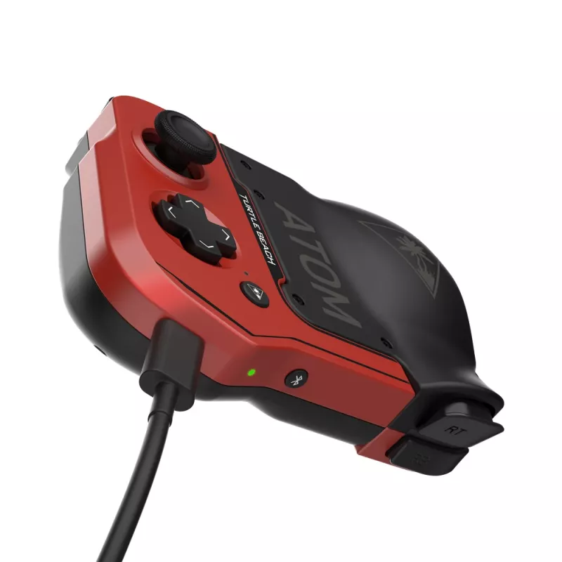 Mando Turtle Beach Atom negro rojo Bluetooth Android inalámbrico