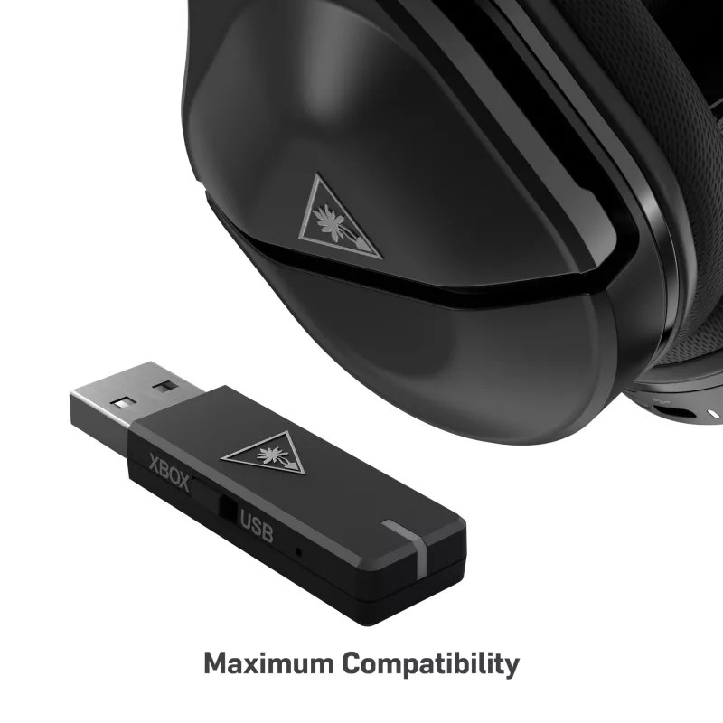 Auriculares Turtle Beach Stealth 600 Gen 2 MAX – con cable e inalámbricos, USB-C, circumaurales, 20–20000 Hz, negro
