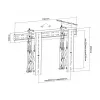 Soporte para videowall Multibrackets M Public Push 40-70
