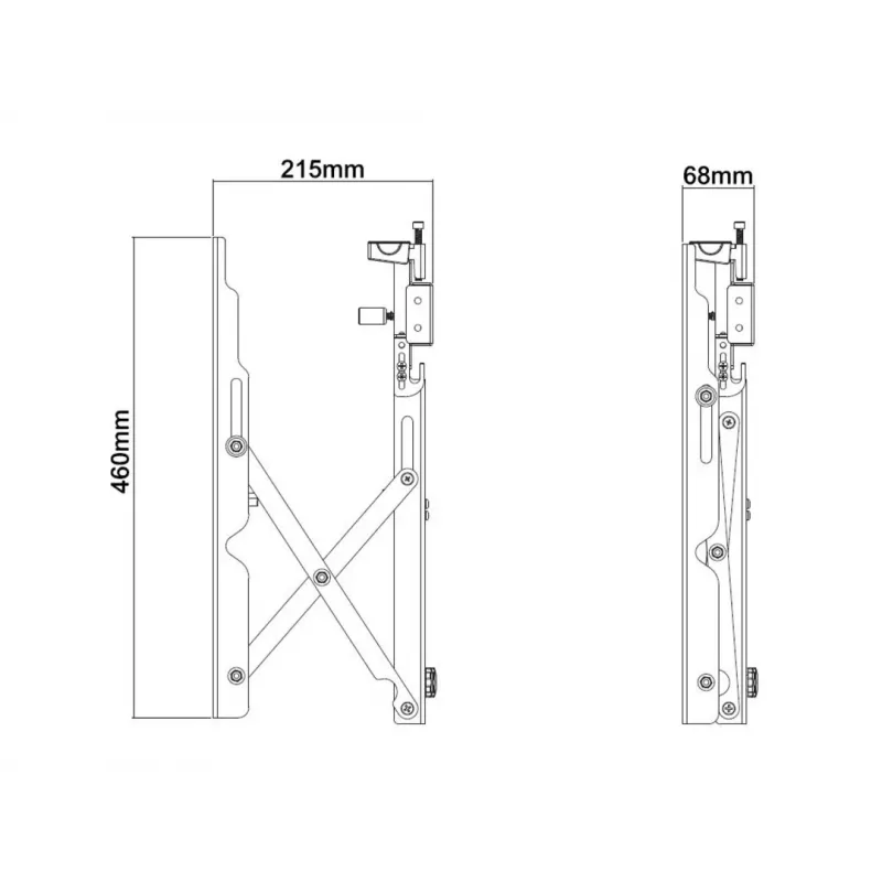Soporte para videowall Multibrackets M Public Push 40-70