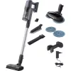 Aspirador escoba 2 en 1 Electrolux EP61H21WET, a batería, limpieza en seco, sin bolsa, 0,6 l, 85 W, azul, 2,5 Ah