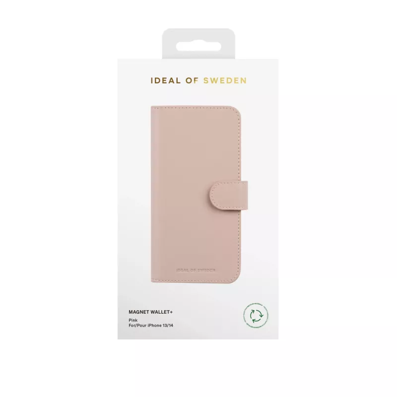 Funda tipo libro iDeal of Sweden Magnet Wallet+ iPhone 13 / 14 / 16e rosa, Apple, iPhone 13/14/16E, 15,4 cm (6,06