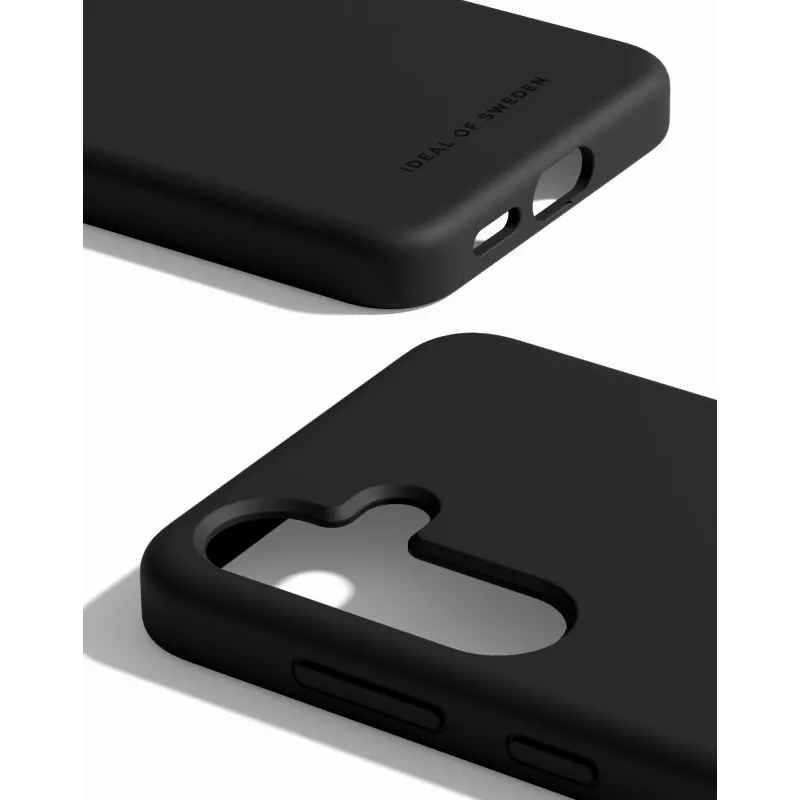 Funda de silicona MagSafe iDeal of Sweden Galaxy S24 / S25 negra