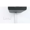 Canaleta para cables Multibrackets M Universal negra 18 mm de ancho 1600 mm de largo