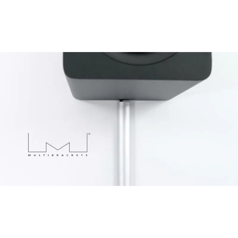Canaleta para cables Multibrackets M Universal negra 18 mm de ancho 1600 mm de largo