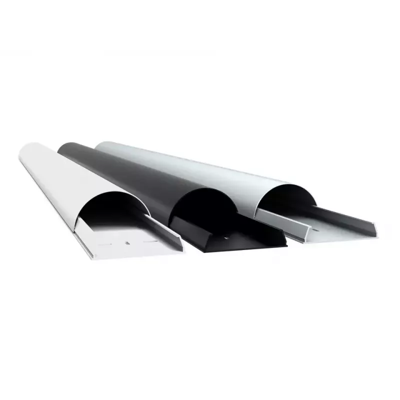 Canaleta para cables Multibrackets M Universal negra 18 mm de ancho 1600 mm de largo
