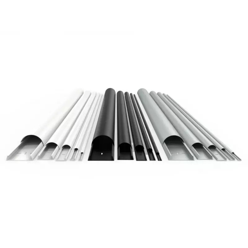 Canaleta para cables Multibrackets M Universal negra 18 mm de ancho 1600 mm de largo