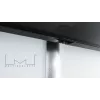 Canaleta para cables Multibrackets M SS negra 75 mm de ancho - 1600 mm de largo