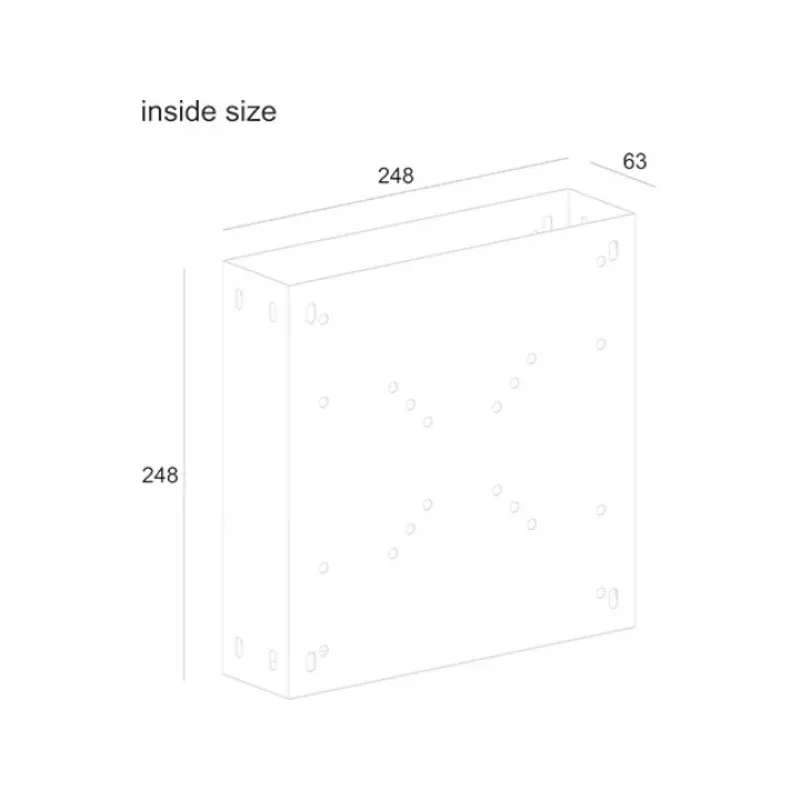 Soporte de monitor para soporte de CPU Multibrackets M PC Media Box/Digital Signage Box I