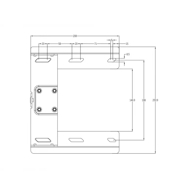 Soporte de brazo articulado MULTIBRACKETS M Universal 180° — para pantallas de 26