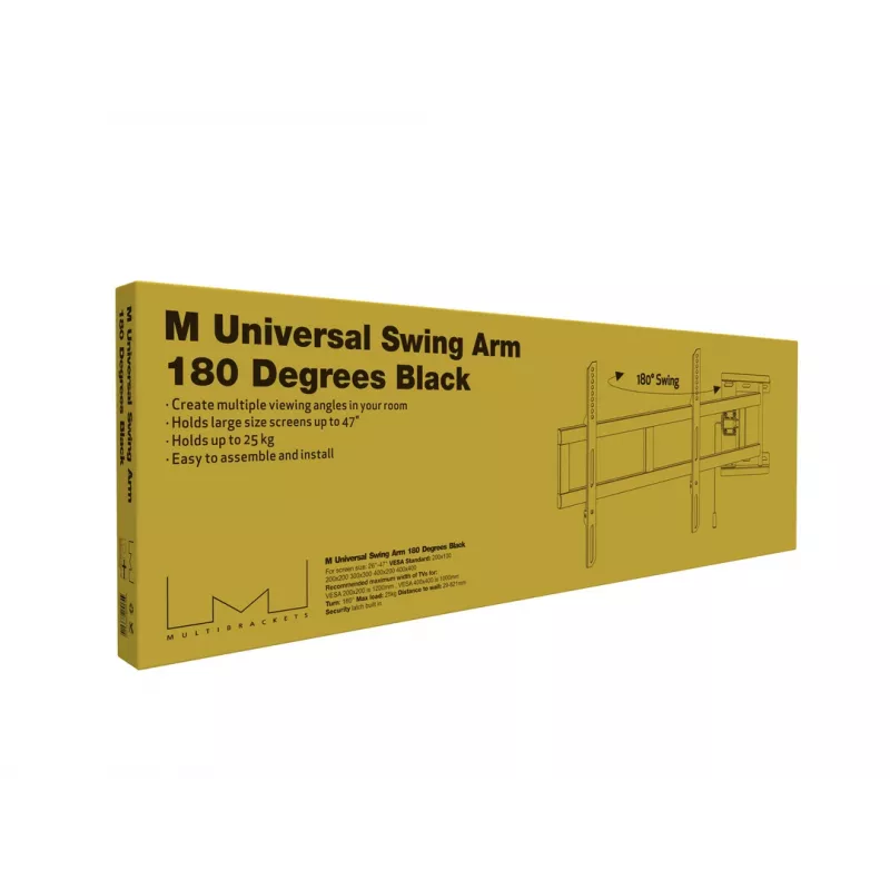 Soporte de brazo articulado MULTIBRACKETS M Universal 180° — para pantallas de 26