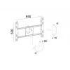 Soporte de suelo para pantalla única MULTIBRACKETS M Public — negro, soporta hasta 60 kg, VESA 200x200–800x400