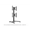 Soporte de suelo para pantalla única MULTIBRACKETS M Public — negro, soporta hasta 60 kg, VESA 200x200–800x400