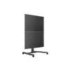 Soporte de suelo para pantalla única MULTIBRACKETS M Public — negro, soporta hasta 60 kg, VESA 200x200–800x400