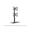 Soporte de suelo para pantalla única MULTIBRACKETS M Public — negro, soporta hasta 60 kg, VESA 200x200–800x400