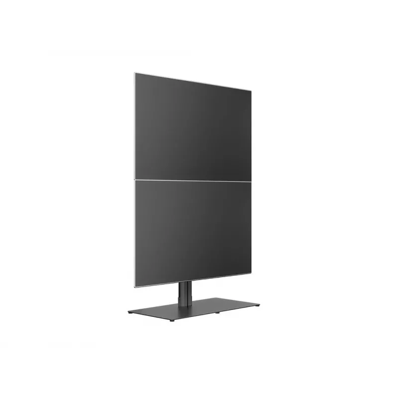 Soporte de suelo para pantalla única MULTIBRACKETS M Public — negro, soporta hasta 60 kg, VESA 200x200–800x400