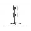 Soporte de suelo para pantalla única MULTIBRACKETS M Public — negro, soporta hasta 60 kg, VESA 200x200–800x400