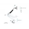 Brazo con elevación por gas Multibrackets M VESA Gas Lift Arm Single blanco