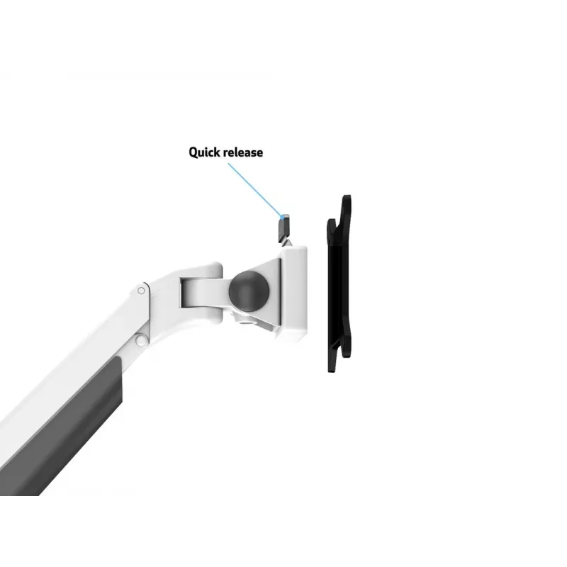 Brazo con elevación por gas Multibrackets M VESA Gas Lift Arm Single blanco