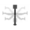 Brazo con elevación por gas Multibrackets M VESA Gas Lift Arm Single negro