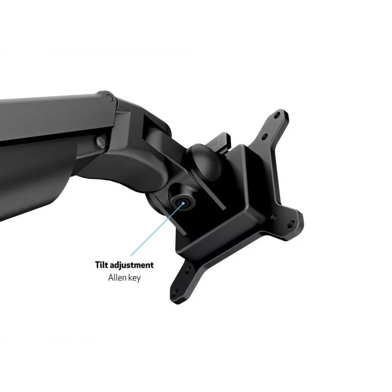 Brazo con elevación por gas Multibrackets M VESA Gas Lift Arm Quad negro 40 kg 15-32