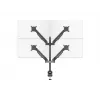 Brazo con elevación por gas Multibrackets M VESA Gas Lift Arm Quad negro 40 kg 15-32