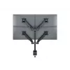 Brazo con elevación por gas Multibrackets M VESA Gas Lift Arm Quad negro 40 kg 15-32
