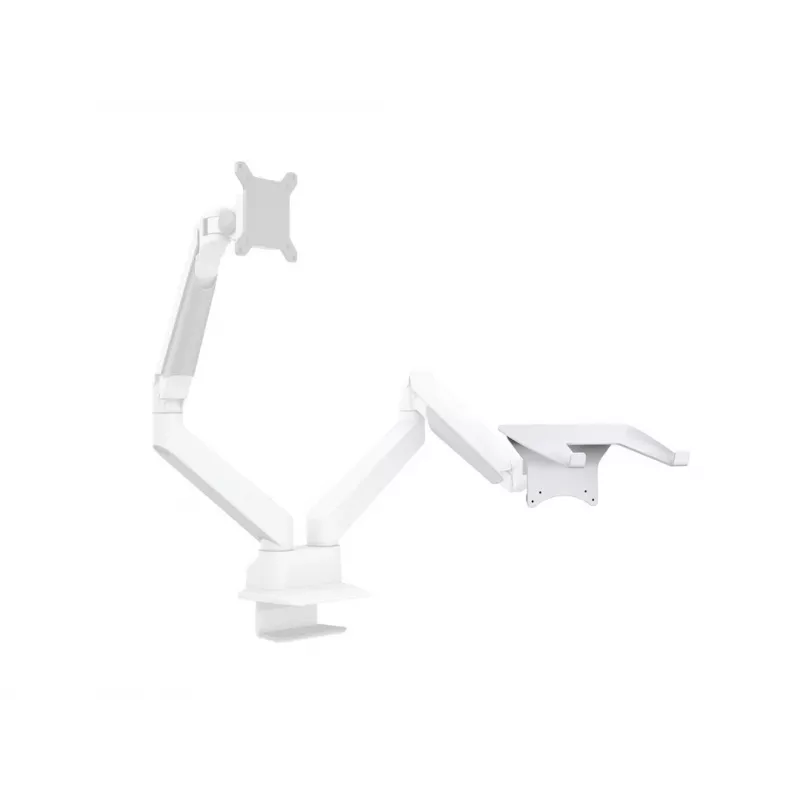 Soporte para portátil Multibrackets M brazo con elevación por gas plata