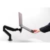 Soporte para portátil Multibrackets M brazo con elevación por gas plata