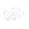 Soporte para altavoces Multibrackets M blanco