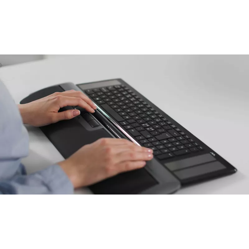 Ratón Mousetrapper Delta gris Extended USB-A